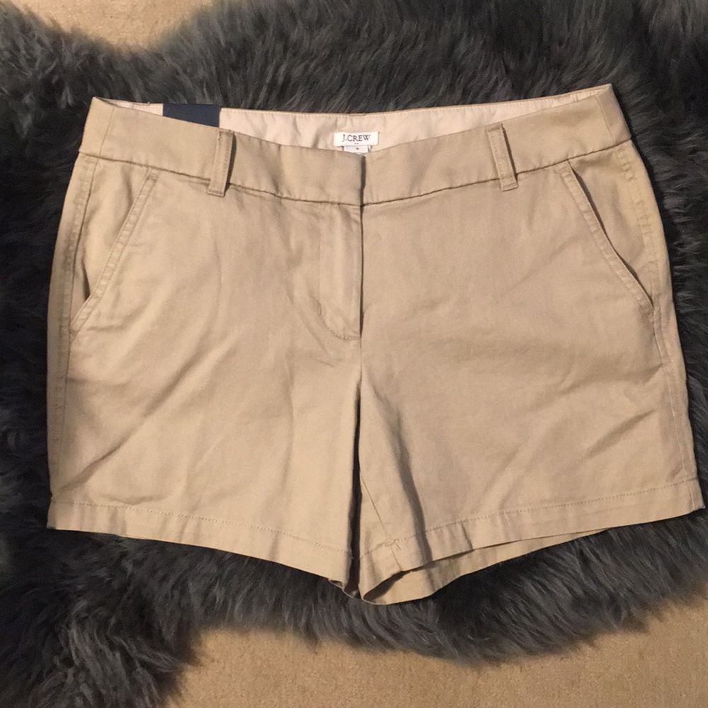 Tan J.Crew shorts size 8, 5” SHORT